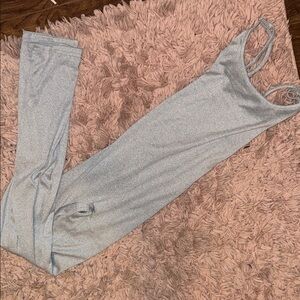 Gray Sleeveless Jumpsuit